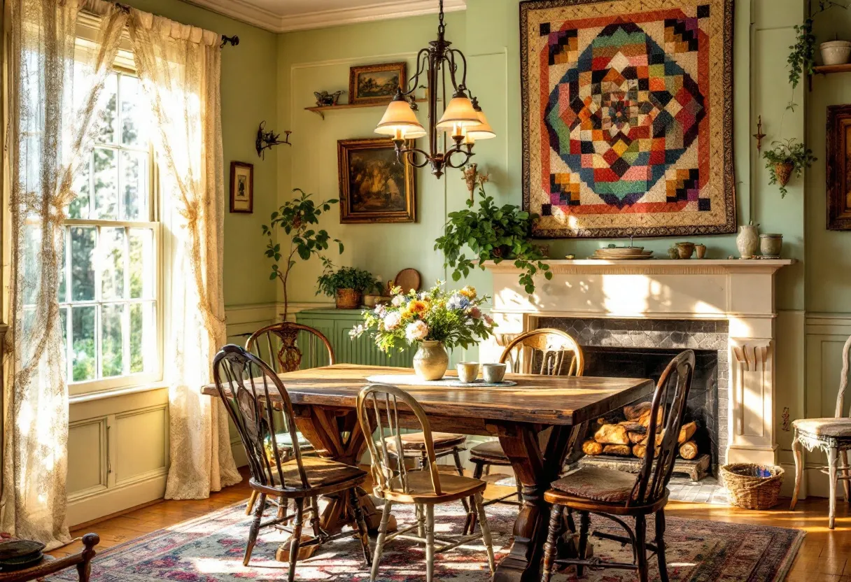 cottage core dining room