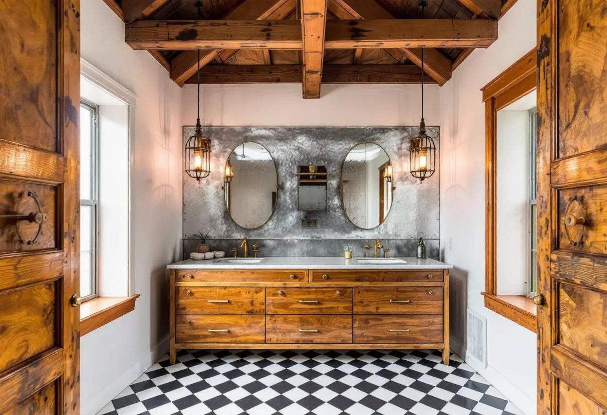 industrial bathroom