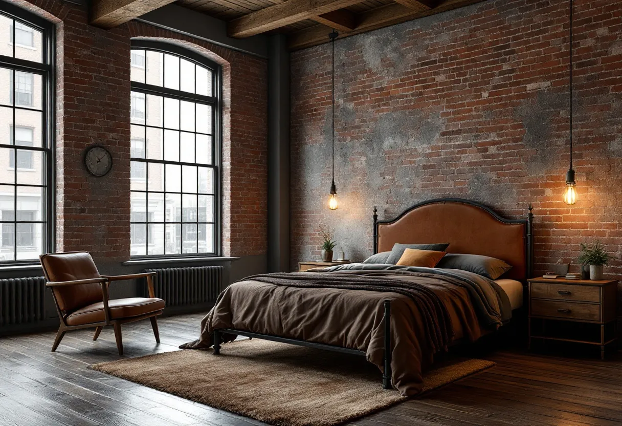 industrial bedroom