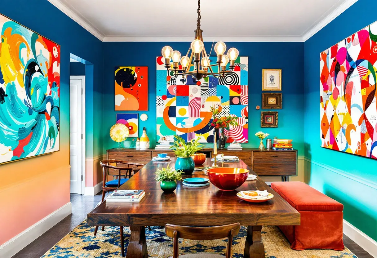 maximalist dining room
