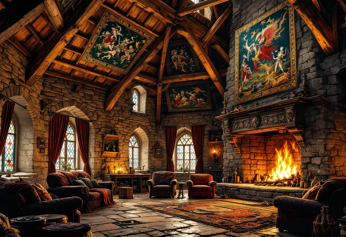 medieval living room