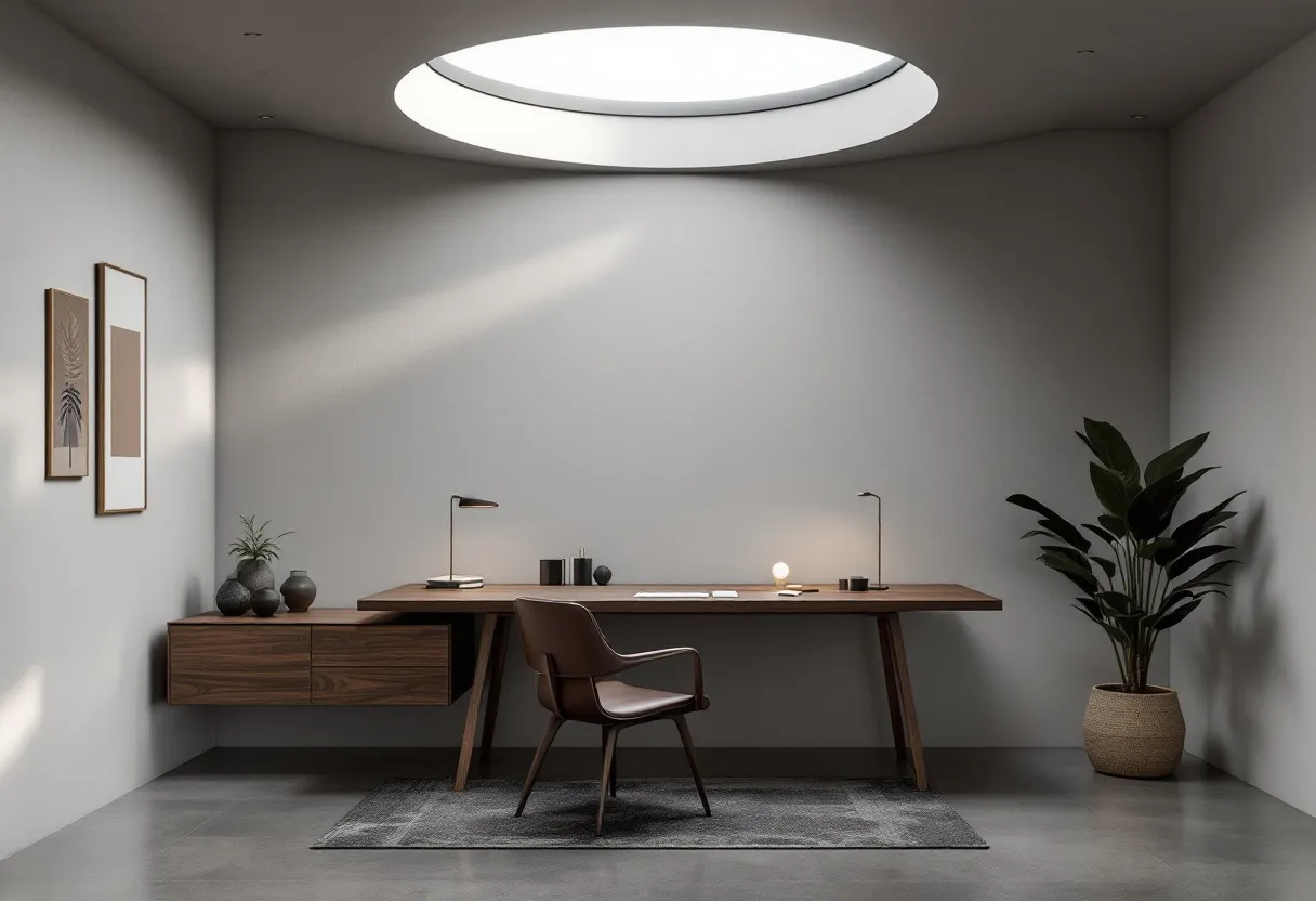 minimalist office