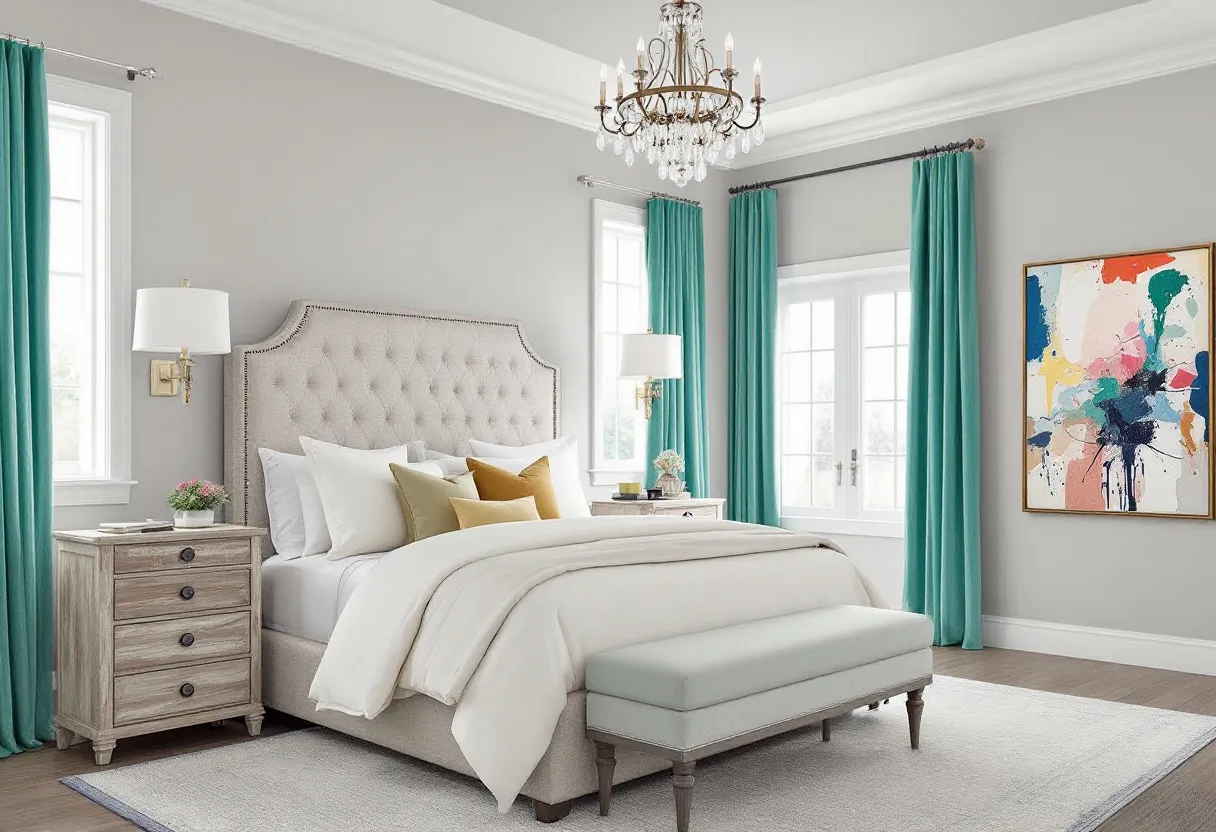 transitional bedroom